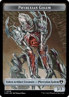 Phyrexian Golem // Ox Double-Sided Token 76 // 65