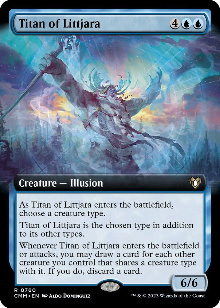 Titan of Littjara (Extended Art) Foil