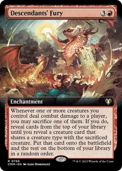 Descendants' Fury (Extended Art) Foil 766