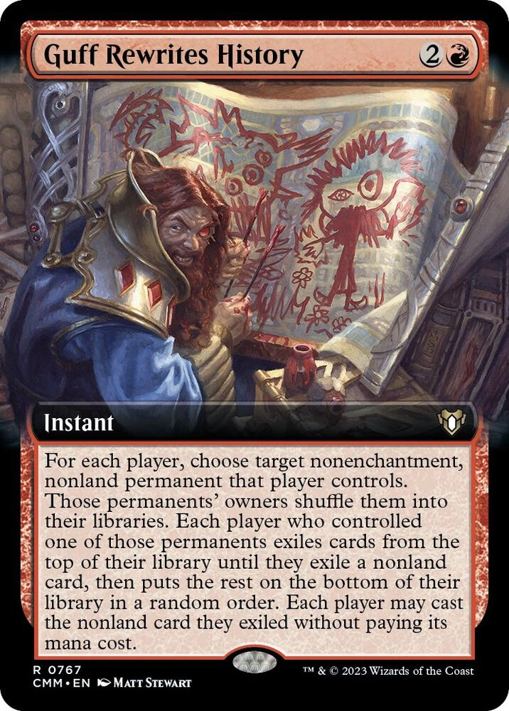 Guff Rewrites History (Extended Art) Foil