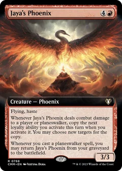 Jaya's Phoenix (Extended Art) Foil 768