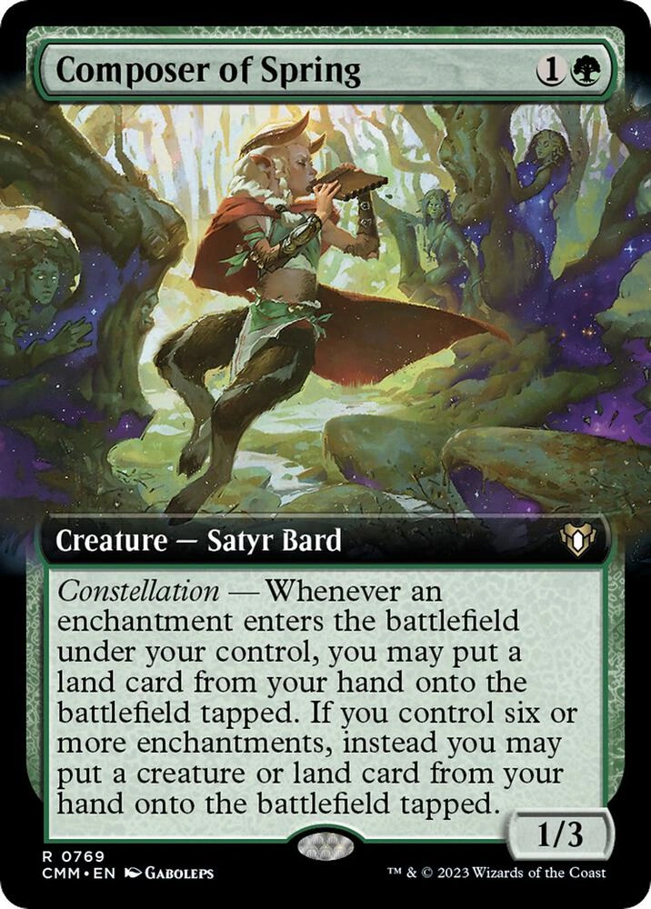 Composer of Spring (Extended Art) Foil