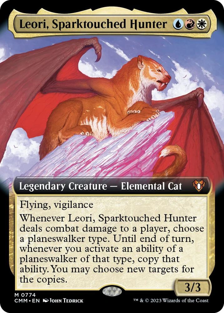 Leori, Sparktouched Hunter (Extended Art) Foil