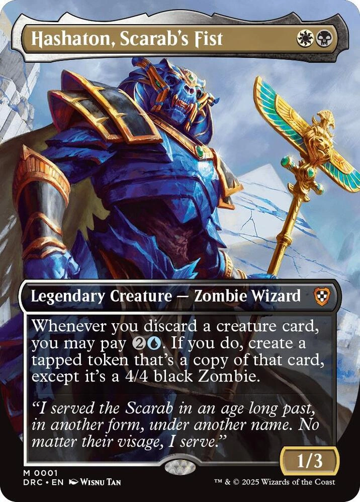 Hashaton, Scarab's Fist (Borderless) Foil