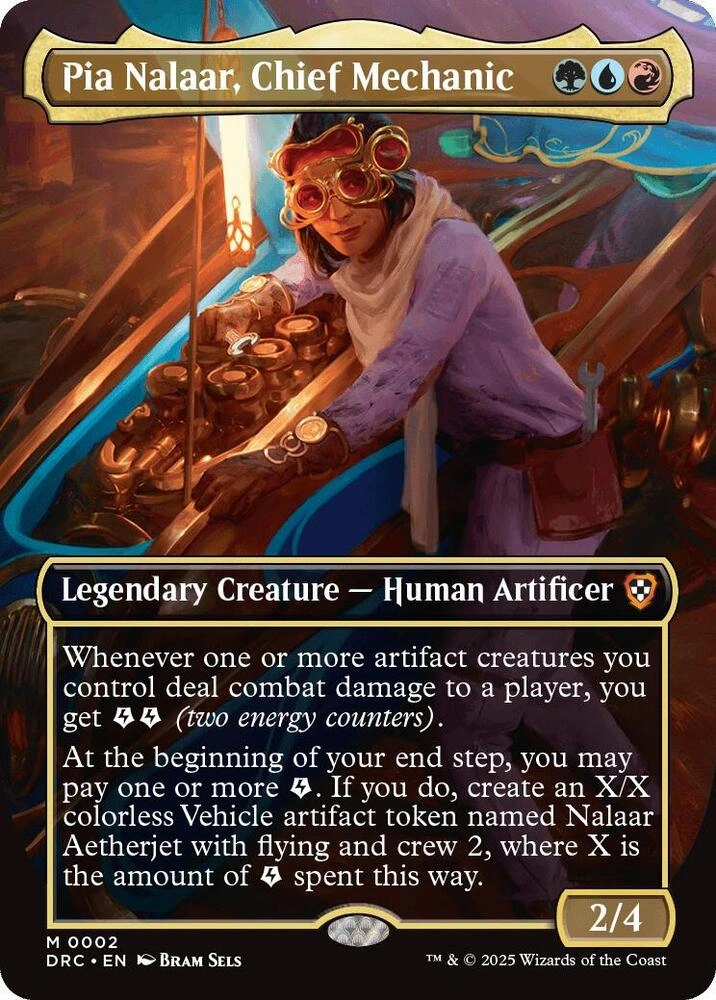 Pia Nalaar, Chief Mechanic (Borderless) Foil