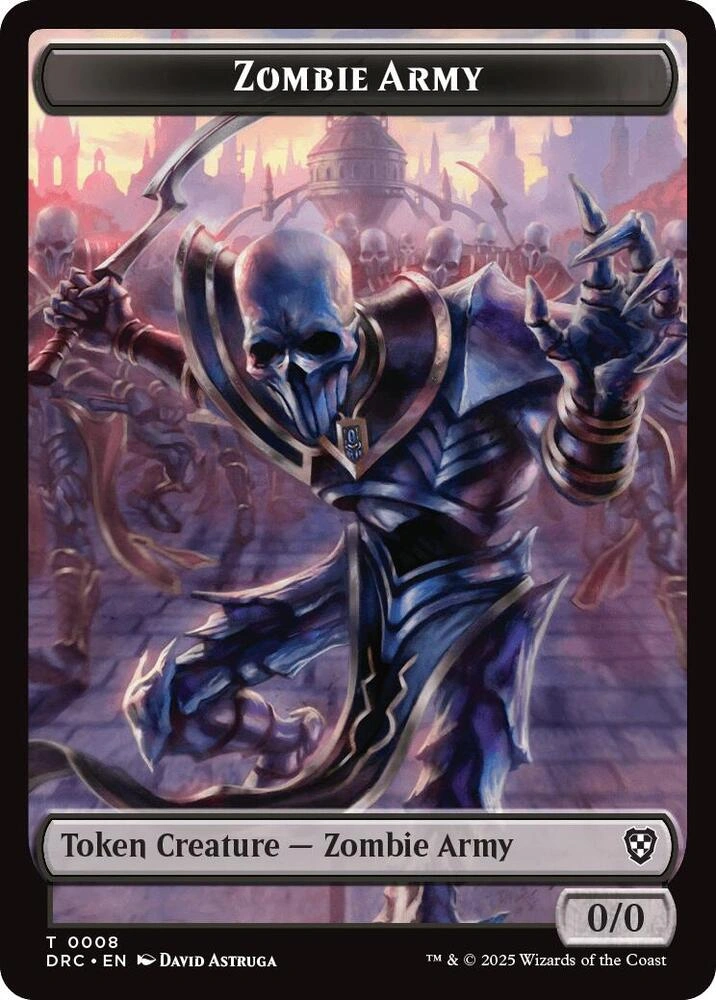 Zombie Army // Zombie Warrior Double-Sided Token Foil