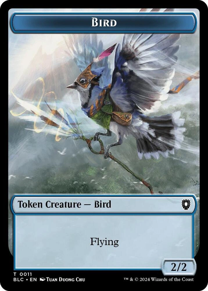 Bird (0011) // Fish Double-Sided Token