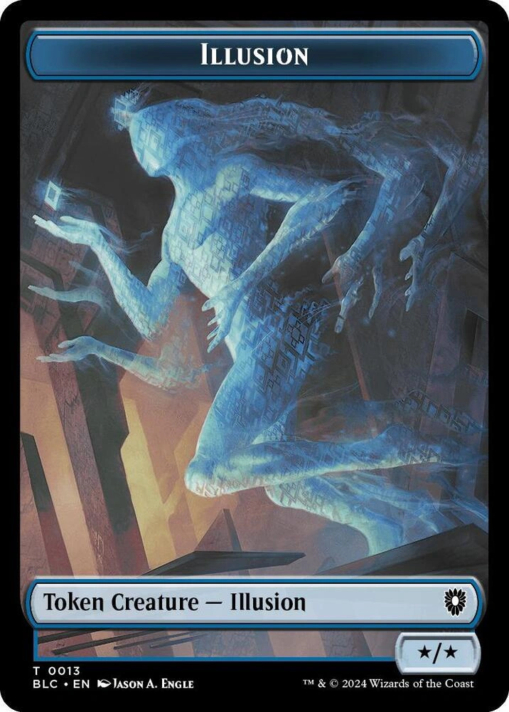 Illusion // Goblin Double-Sided Token