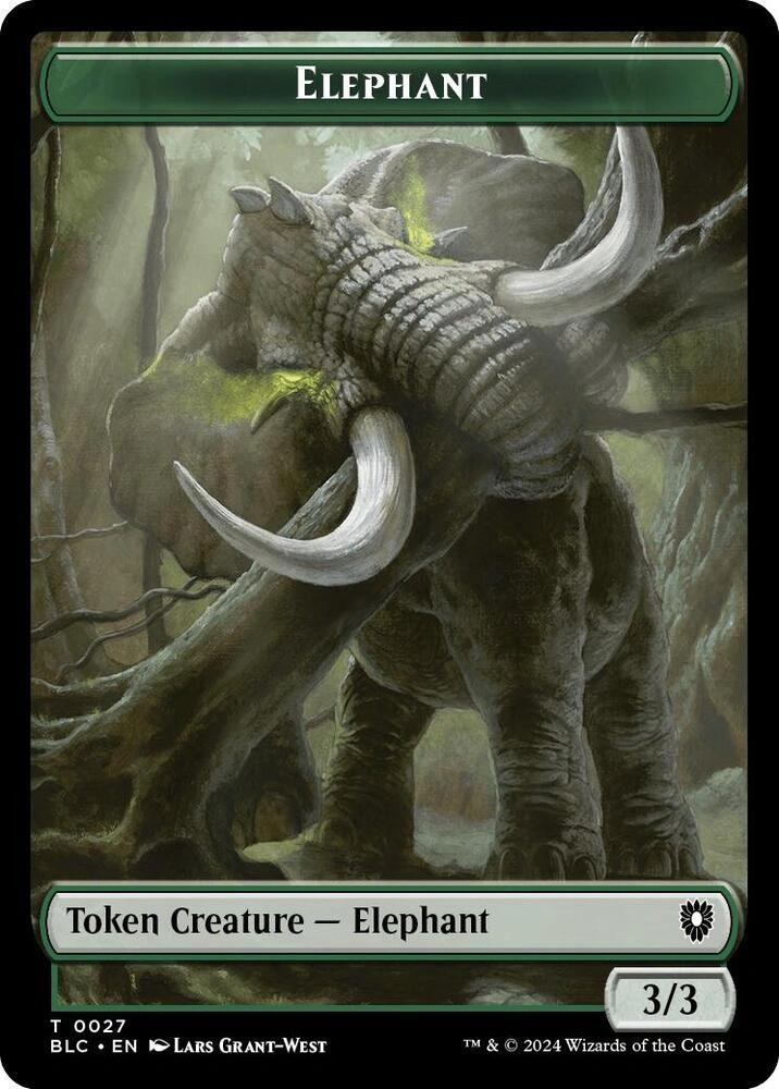 Elephant // Squid Double-Sided Token