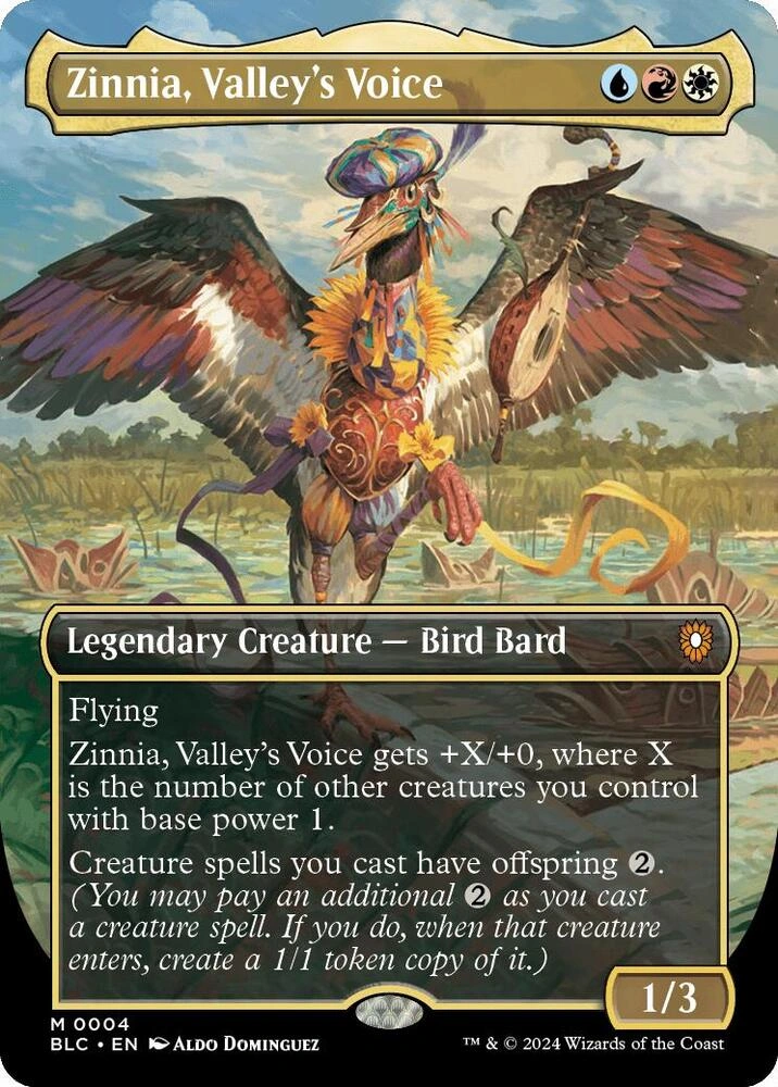 Zinnia, Valley's Voice (Borderless) Foil