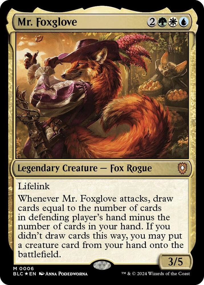 Mr. Foxglove Foil