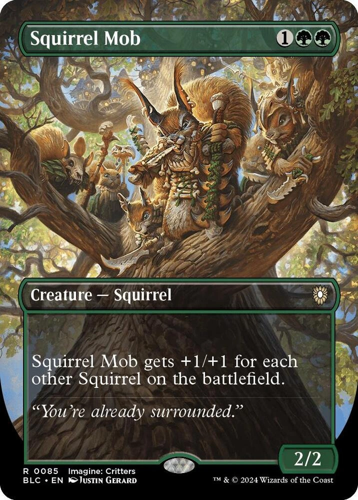 Squirrel Mob (Borderless) Foil