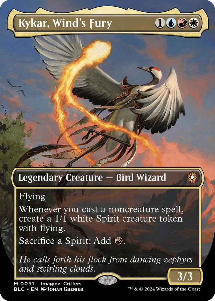 Kykar, Wind's Fury (Borderless) Foil