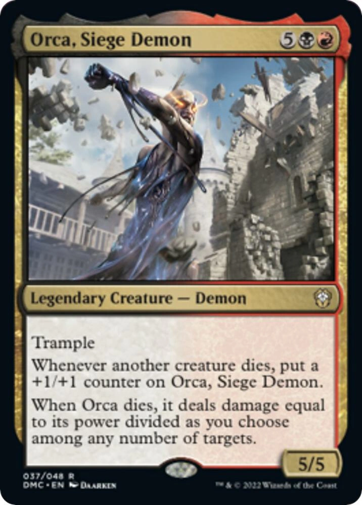 Orca, Siege Demon Foil