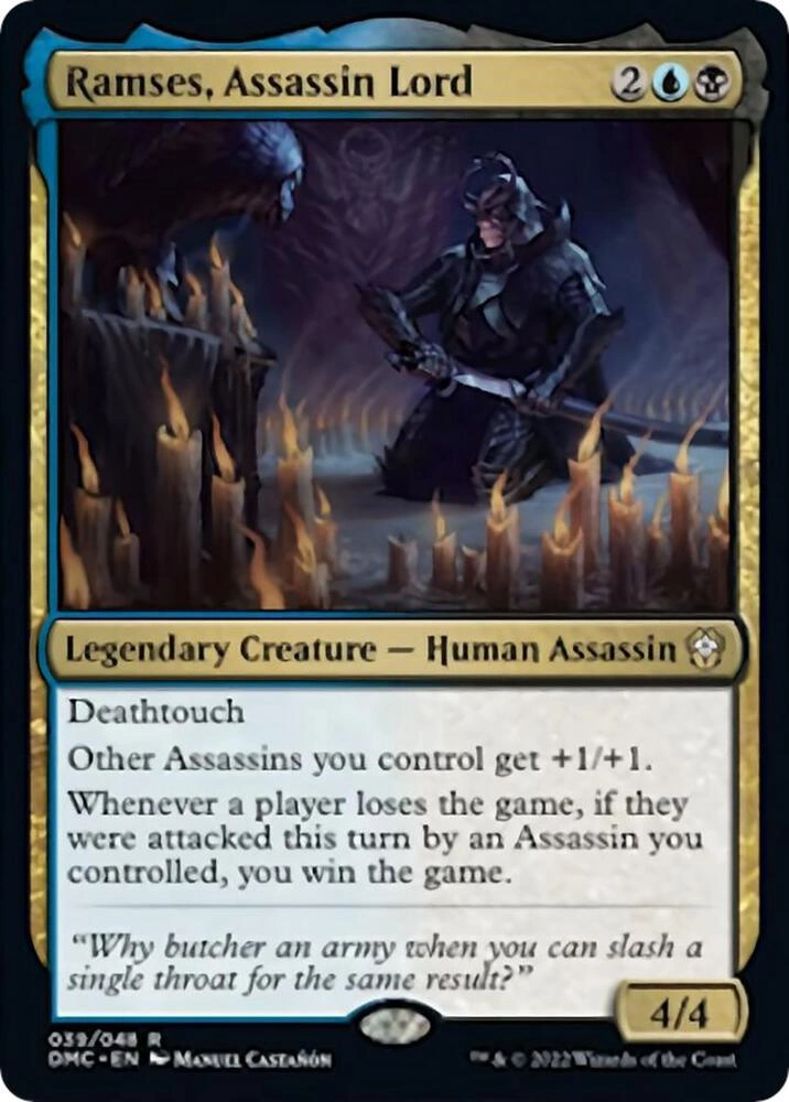 Ramses, Assassin Lord Foil