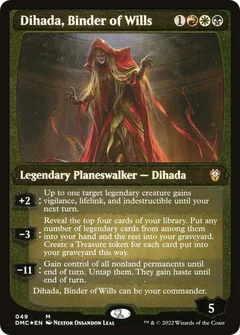 Dihada, Binder of Wills (Display Commander) - Thick Stock Foil 49