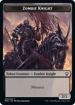 Zombie Knight // Griffin Double-Sided Token