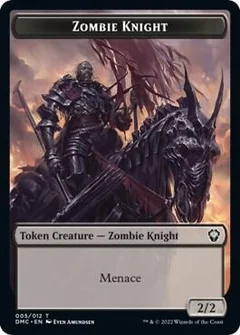 Zombie Knight // Goblin Double-Sided Token 5 // 12