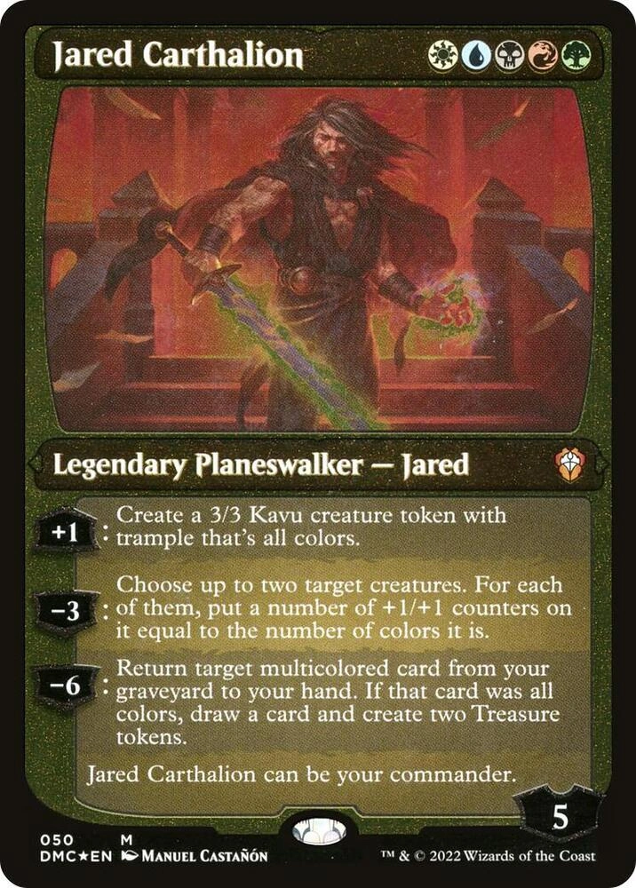 Jared Carthalion (Display Commander) - Thick Stock Foil