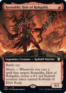 Rosnakht, Heir of Rohgahh (Extended Art) Foil