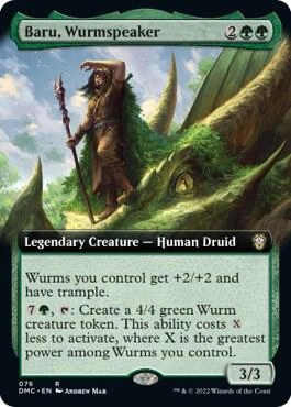 Baru, Wurmspeaker (Extended Art) Foil