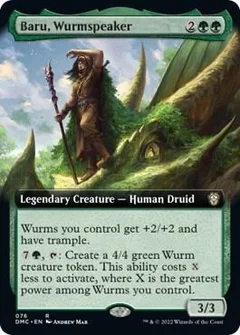 Baru, Wurmspeaker (Extended Art) Foil 76