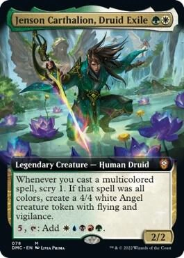 Jenson Carthalion, Druid Exile (Extended Art) Foil