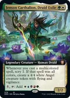 Jenson Carthalion, Druid Exile (Extended Art) Foil 78