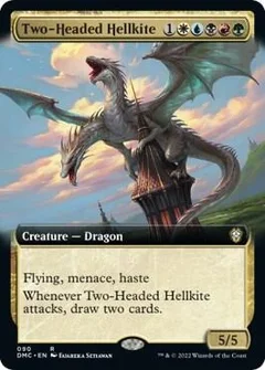Two-Headed Hellkite (Extended Art) 90