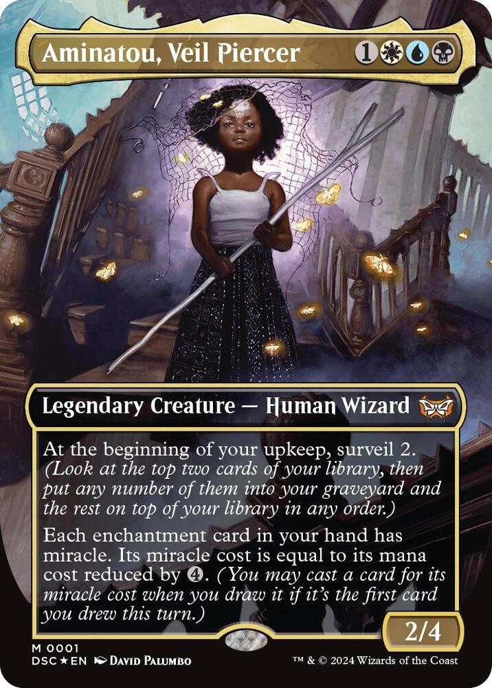 Aminatou, Veil Piercer (Borderless) Foil