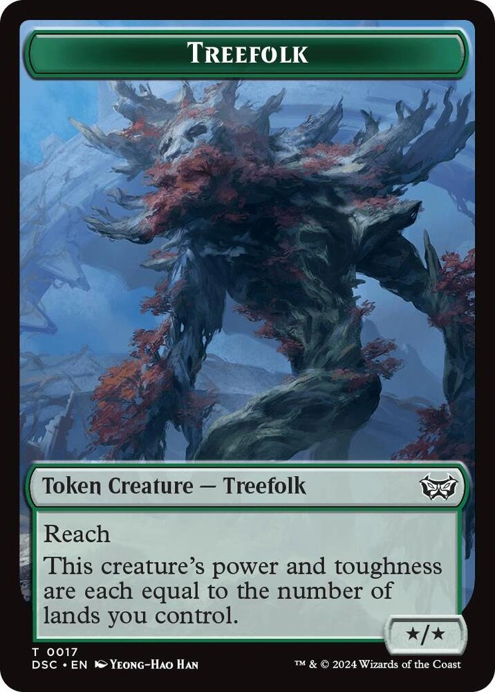 Treefolk // Spider Double-Sided Token