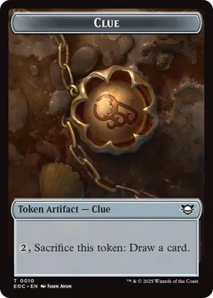 Clue // Beast (0005) Double-Sided Token Foil 10 // 5