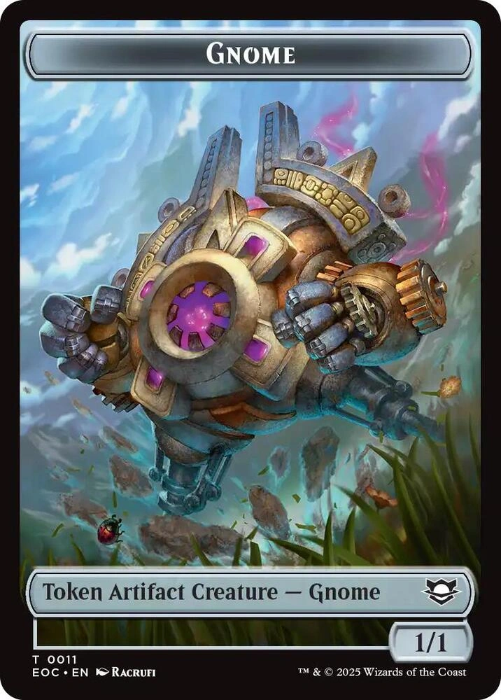 Gnome // Golem (0014) Double-Sided Token