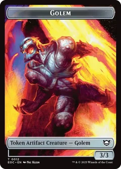 Golem (0012) // Golem (0014) Double-Sided Token 12 // 14