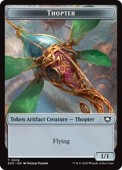 Thopter // Beast (0006) Double-Sided Token Foil 16 // 6