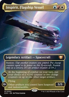 Inspirit, Flagship Vessel (Borderless) Foil 2