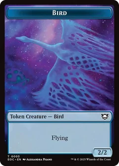 Bird // Golem (0012) Double-Sided Token 3 // 12