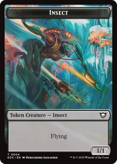 Insect // Golem (0013) Double-Sided Token 4 // 13
