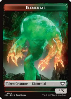 Elemental (0008) // Gnome Double-Sided Token Foil 8 // 11