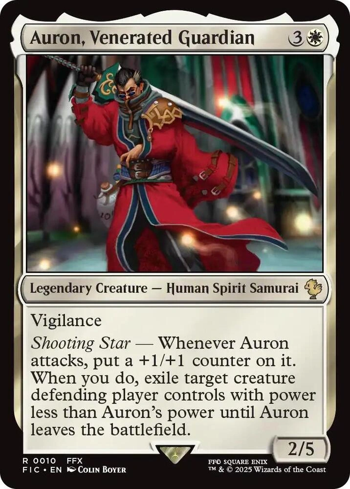 Auron, Venerated Guardian (Surge Foil)