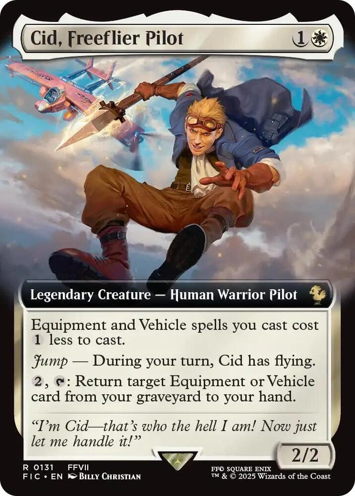 Cid, Freeflier Pilot (Extended Art) Foil