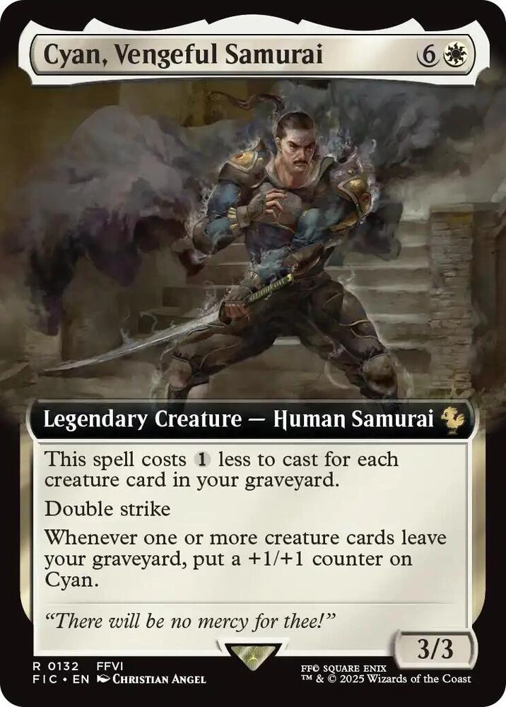 Cyan, Vengeful Samurai (Extended Art) Foil