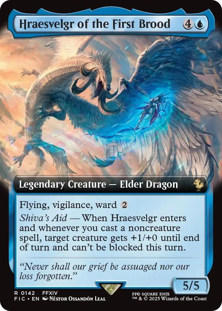 Hraesvelgr of the First Brood (Extended Art) Foil