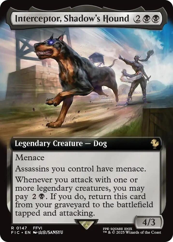 Interceptor, Shadow's Hound (Extended Art) Foil