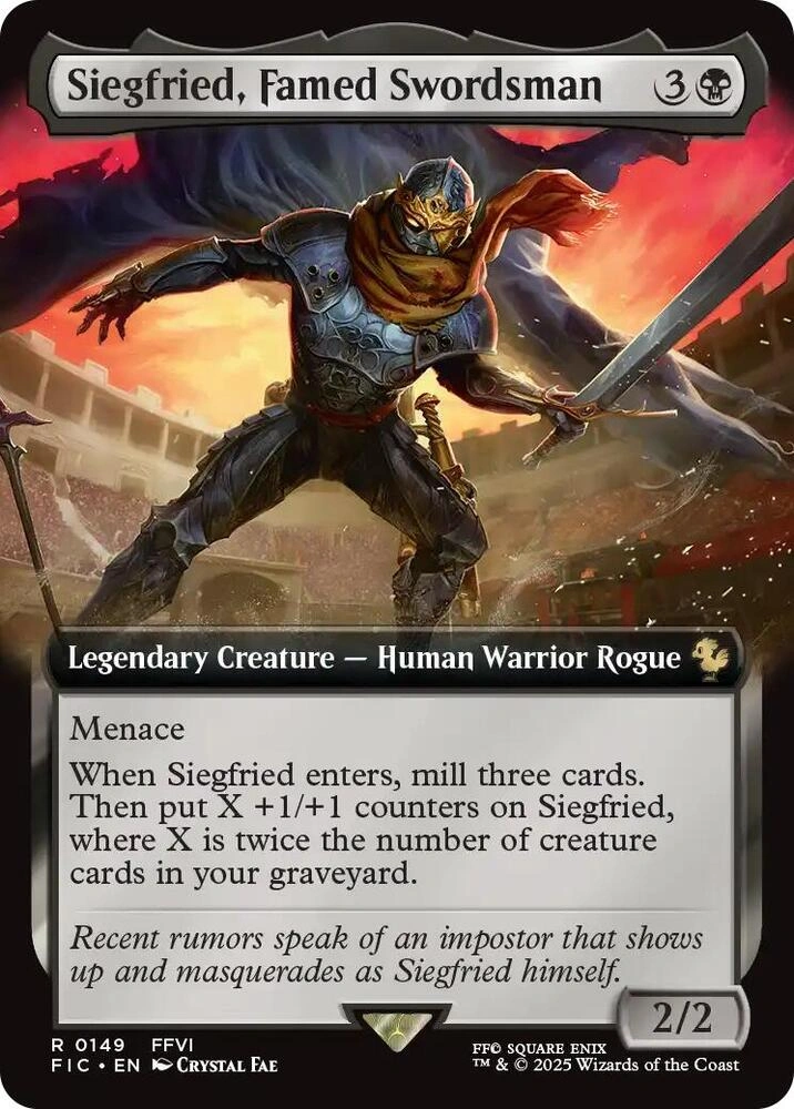 Siegfried, Famed Swordsman (Extended Art) Foil
