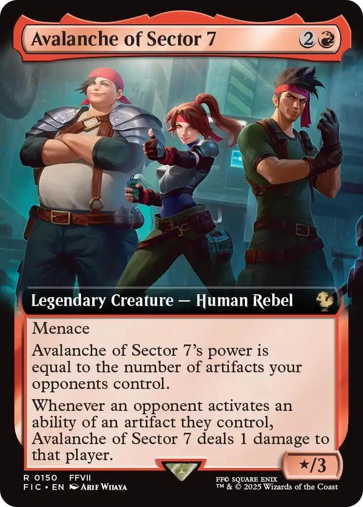 Avalanche of Sector 7 (Extended Art) Foil