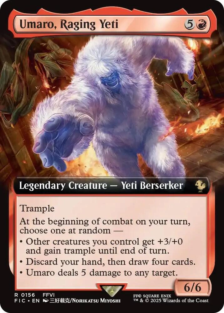Umaro, Raging Yeti (Extended Art) Foil