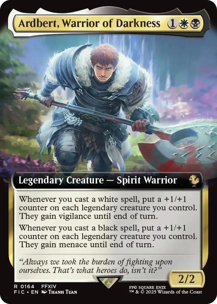 Ardbert, Warrior of Darkness (Extended Art) Foil
