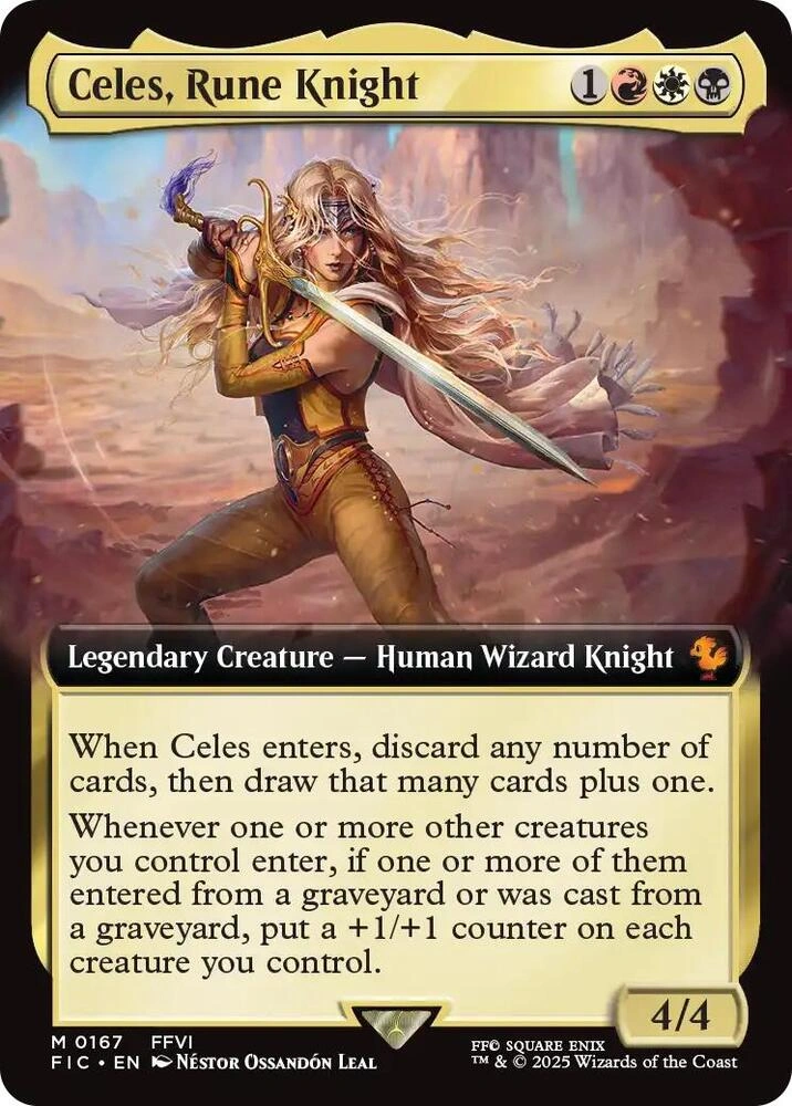 Celes, Rune Knight (Extended Art) Foil