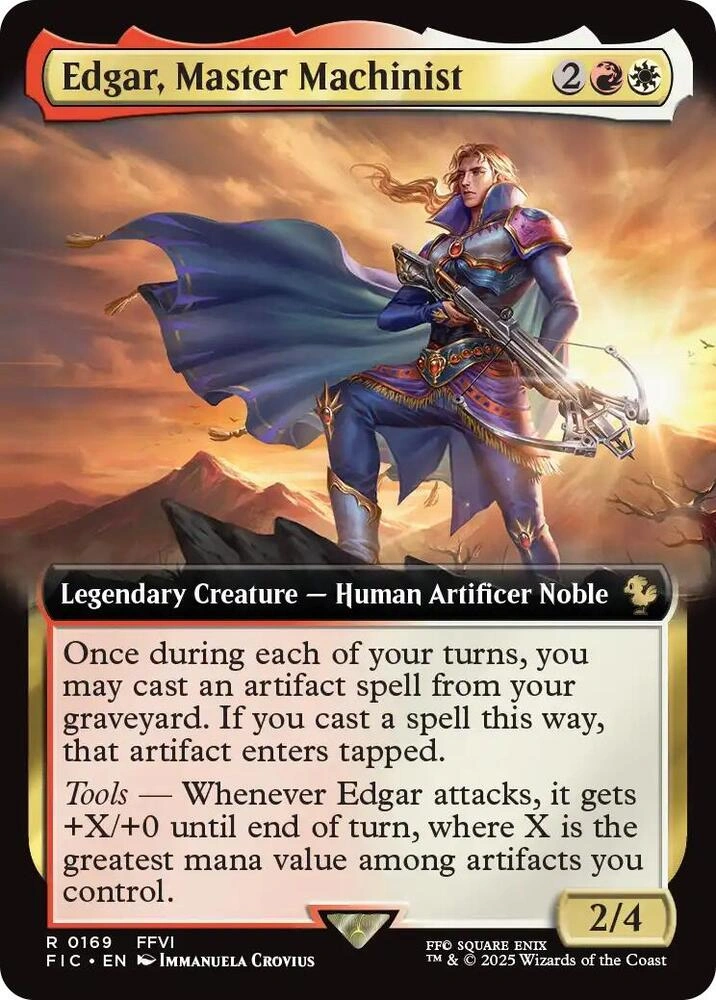 Edgar, Master Machinist (Extended Art) Foil